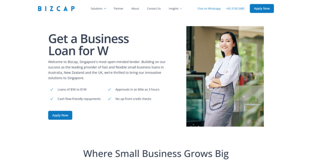 Bizcap Best Corporate Business Loan Singapore