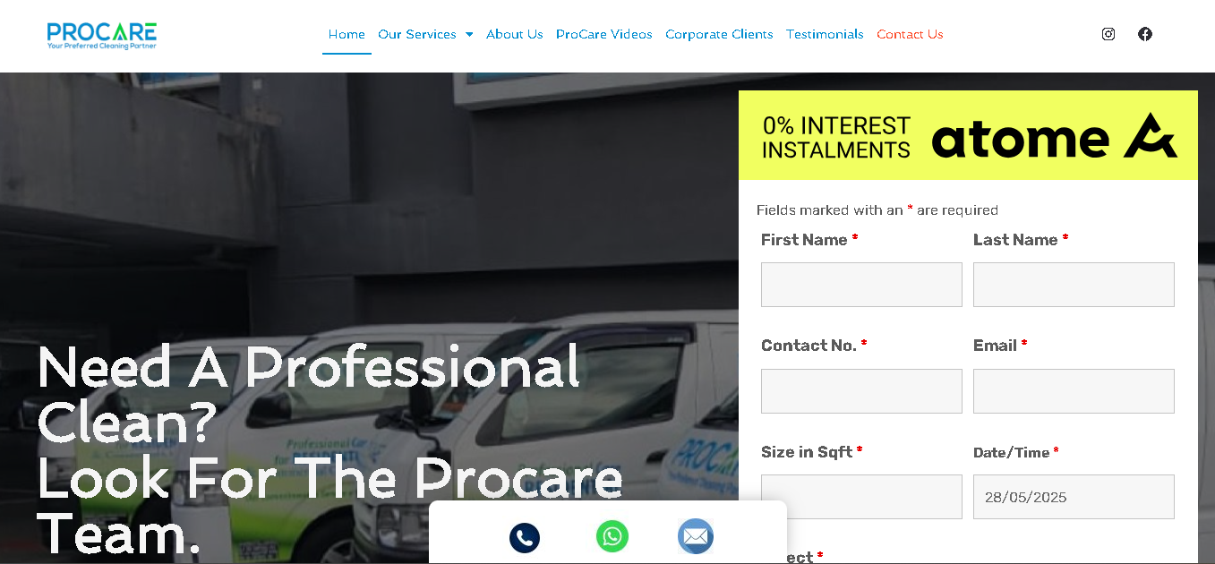 Procare Cleaning Services Post Renovation Singapore