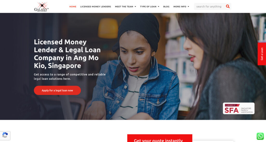 Galaxy Credit Best Monthly Installment Loan Singapore
