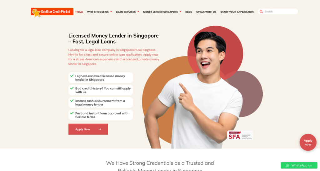 Gold Star Credit Monthly Installment Loan Singapore