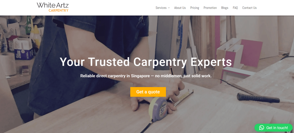 White Artz Carpentry Singapore
