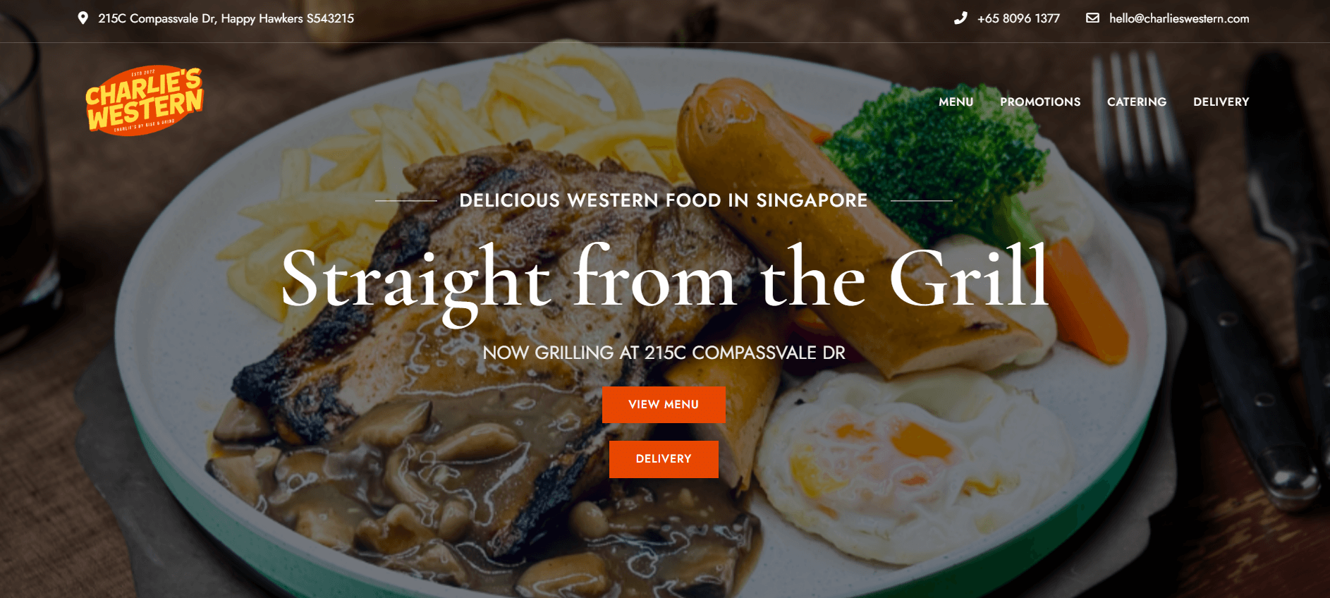 Charlie's Western Food Restaurant In Singapore