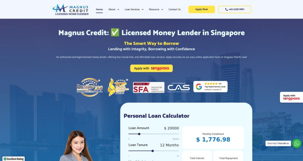 Magnus Credit Personal Loan Singapore
