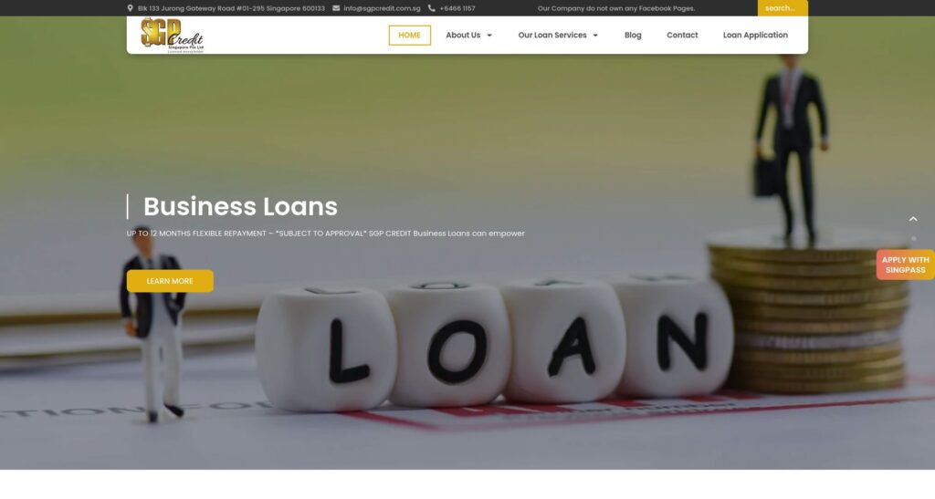 SGP Credit Personal Loan Singapore