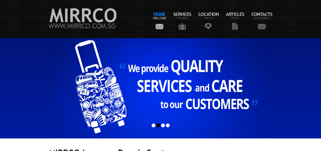 Mirrco Luggage Repair Centre Singapore