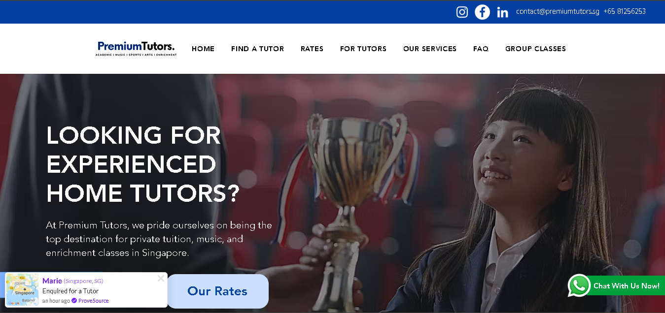 PremiumEducation IGCSE Tuition Singapore