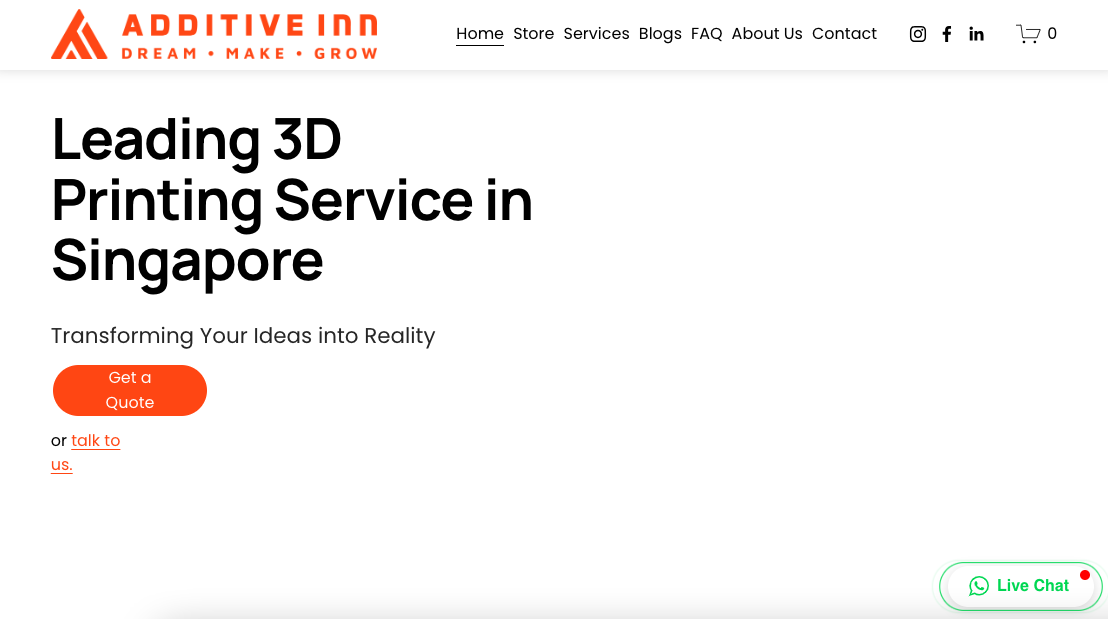 Additive Inn 3D Printing Singapore