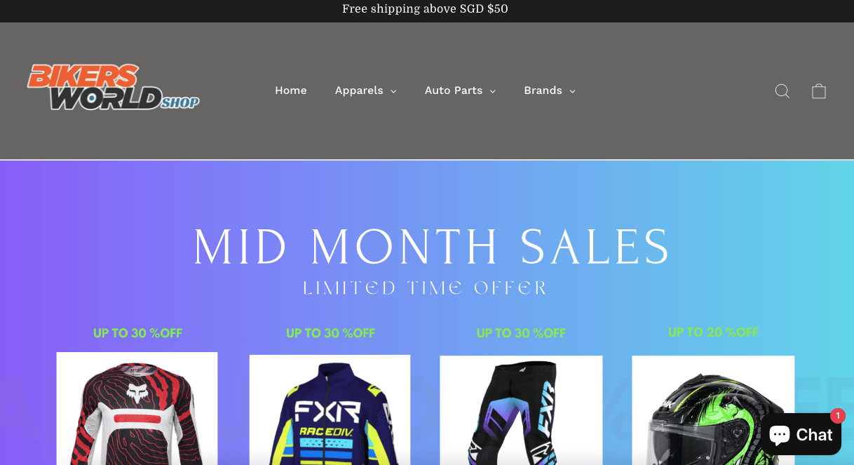 Bikers World Shop Buy Motorcycle Singapore