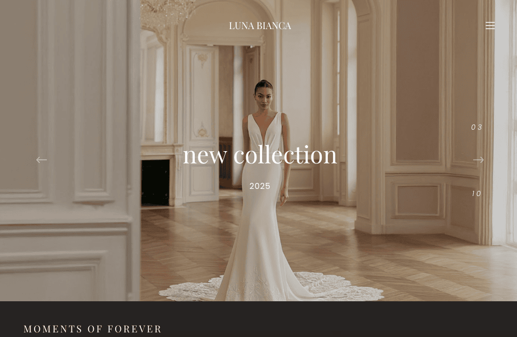 Luna Bianca Bridal Studio Bridal Gown Singapore
