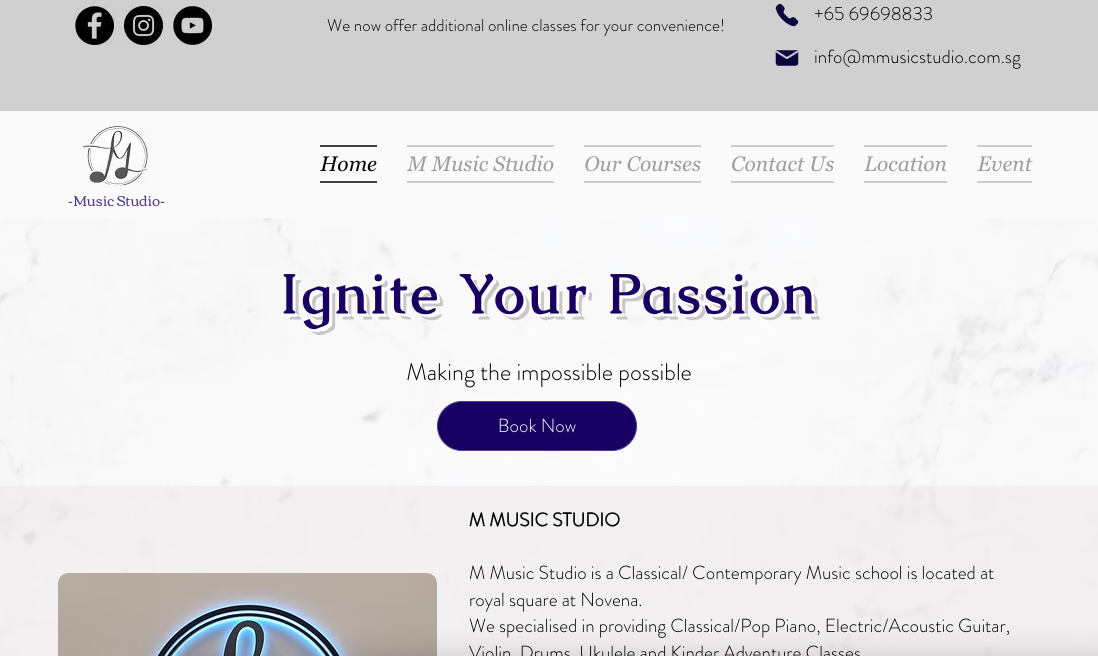M Music Studio SG Drum Class Singapore