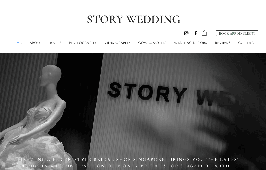 STORY WEDDING Singapore Wedding Gown