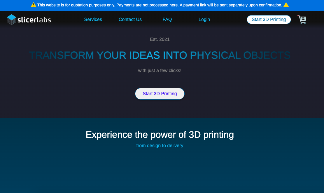 Slicerlabs 3D Printer Service Singapore