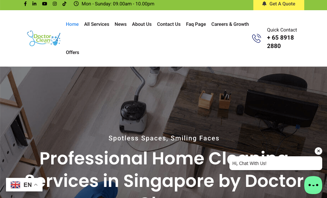 Doctor Clean Singapore Professional Deep Cleaning Services Singapore