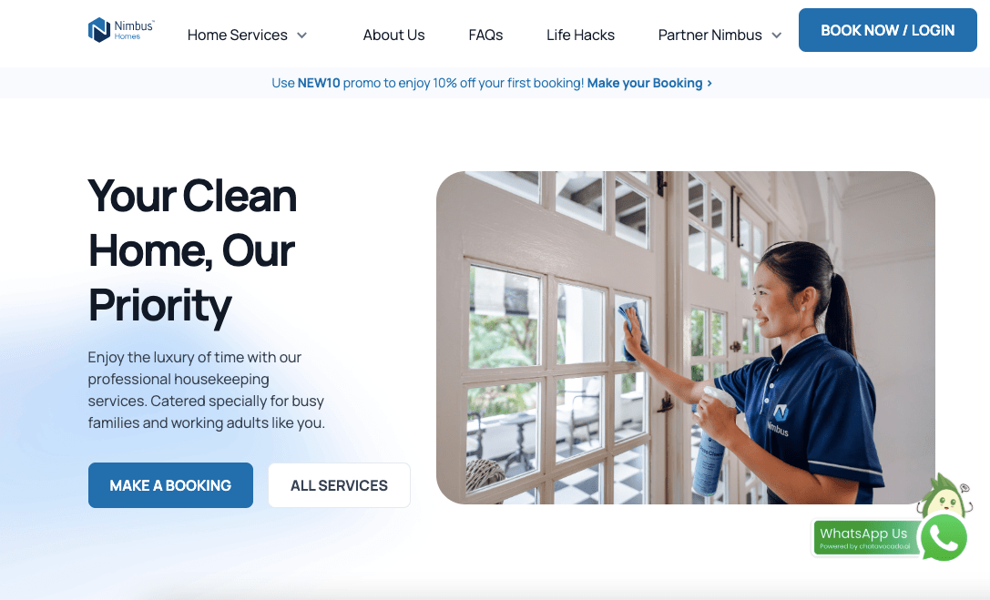 Nimbus Homes Best Deep Cleaning Services Singapore