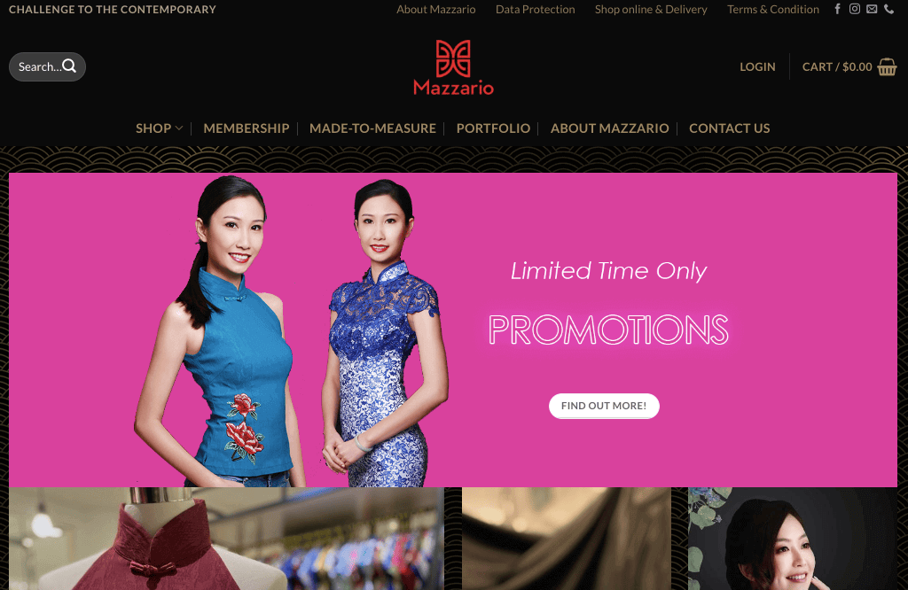 Mazzario Best Cheongsam Singapore