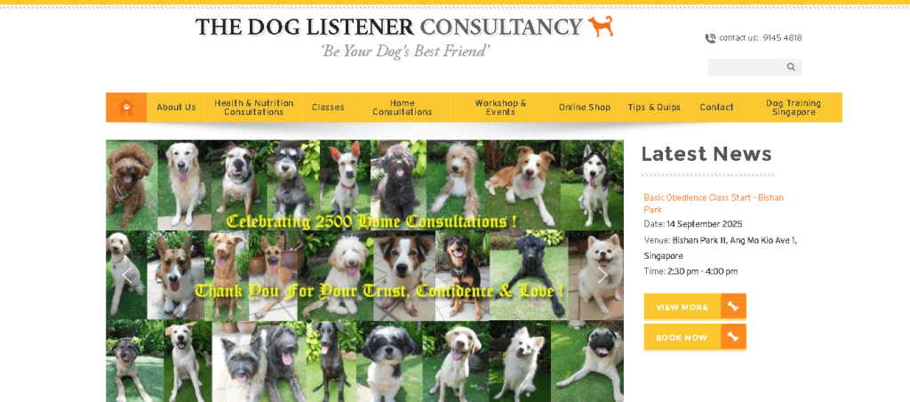 Dog Obedience Training Singapore