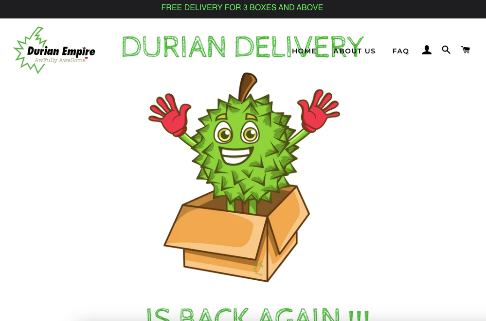 Durian Empire Best Place To Eat Durian In Singapore