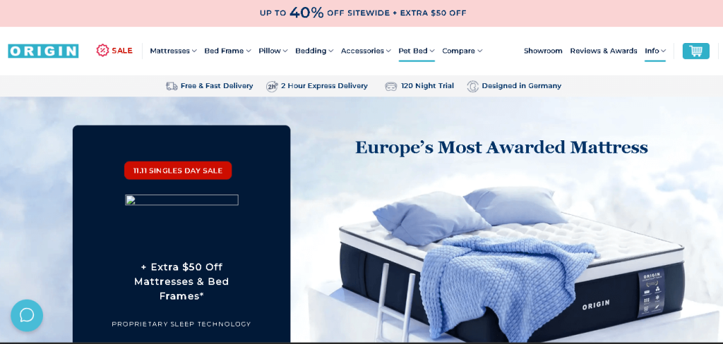 Origin Mattress Singapore