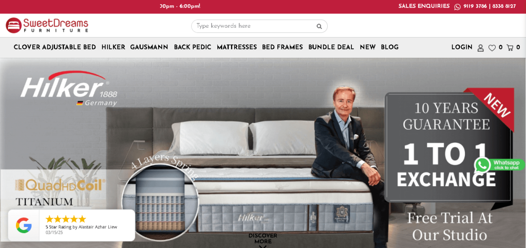 Sweet Dreams Furniture Storage Bed Frames Singapore