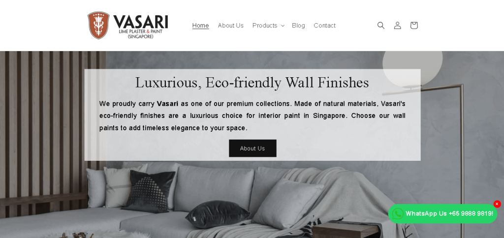 Vasari Singapore Texture Paint