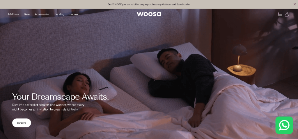 Woosa Sleep Mattress For Back Pain Singapore