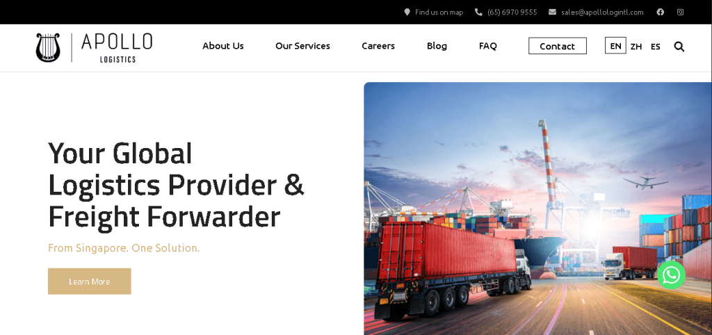 Apollo Logistics Best Freight Forwarder Singapore
