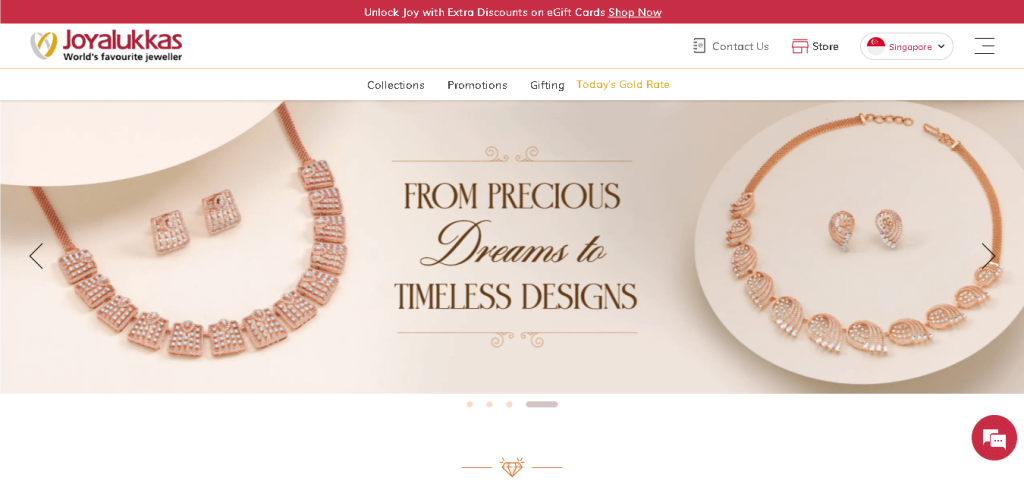 Joyalukkas Jewellery Shop Singapore