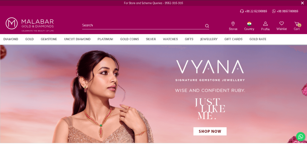 Malabar Gold and Diamonds Jewellers Singapore