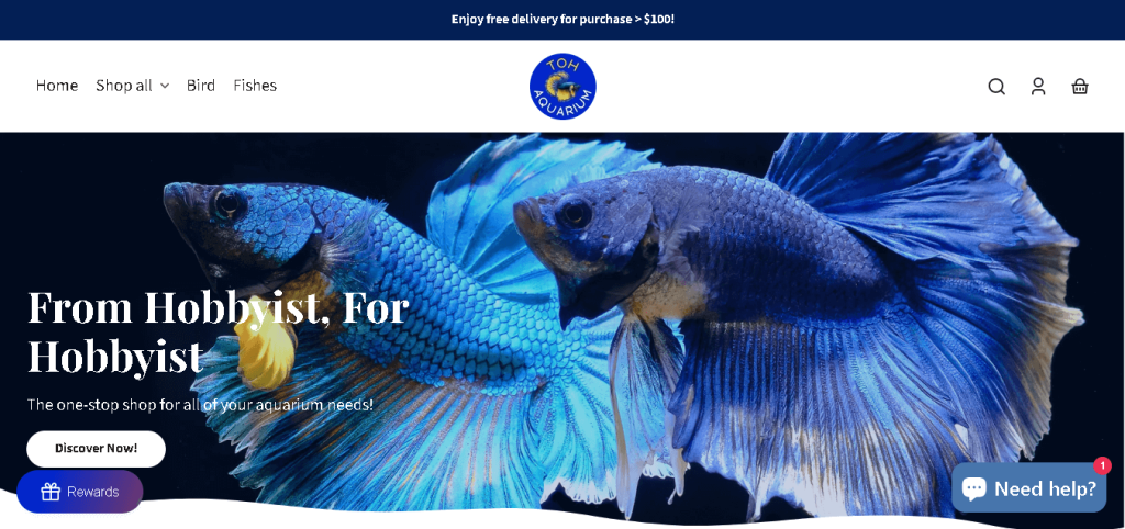 Toh Aquarium Shop Singapore