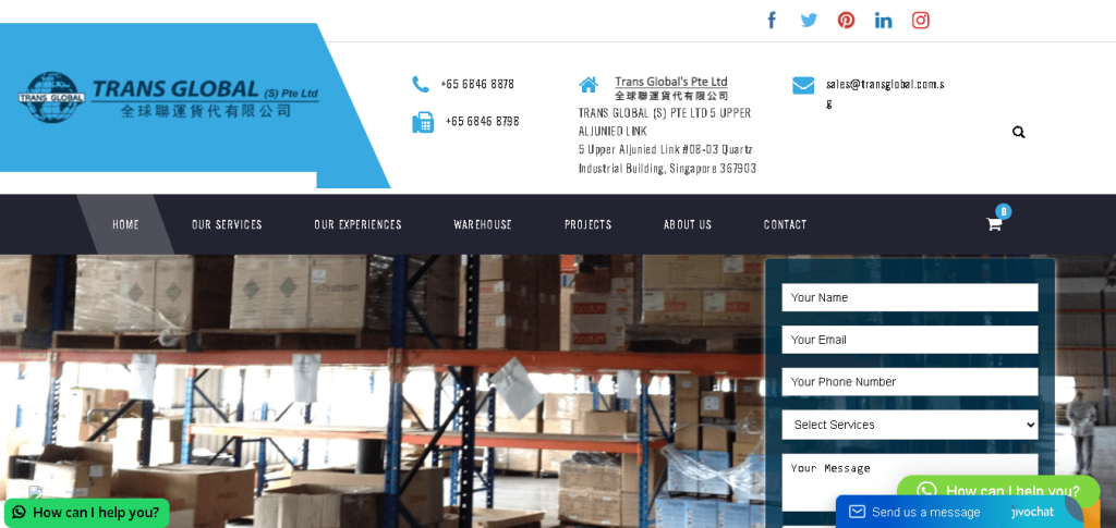 Trans Global (S) Best Freight Forwarder Singapore