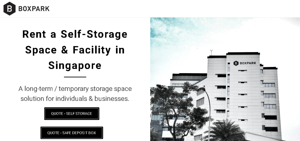 BOXPARK Storage Space Singapore