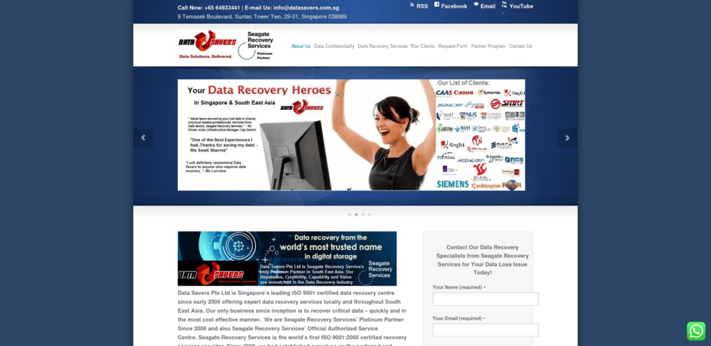 Data Savers For Data Recovery Singapore