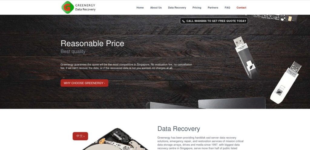 Greenergy Data Recovery Singapore