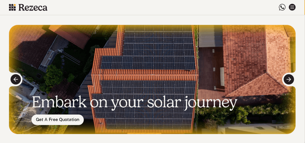 Rezeca Renewables Solar Panel Singapore