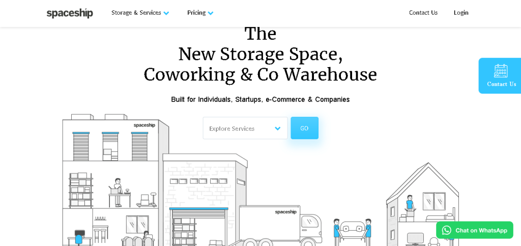 Spaceship Storage Space Rental Singapore