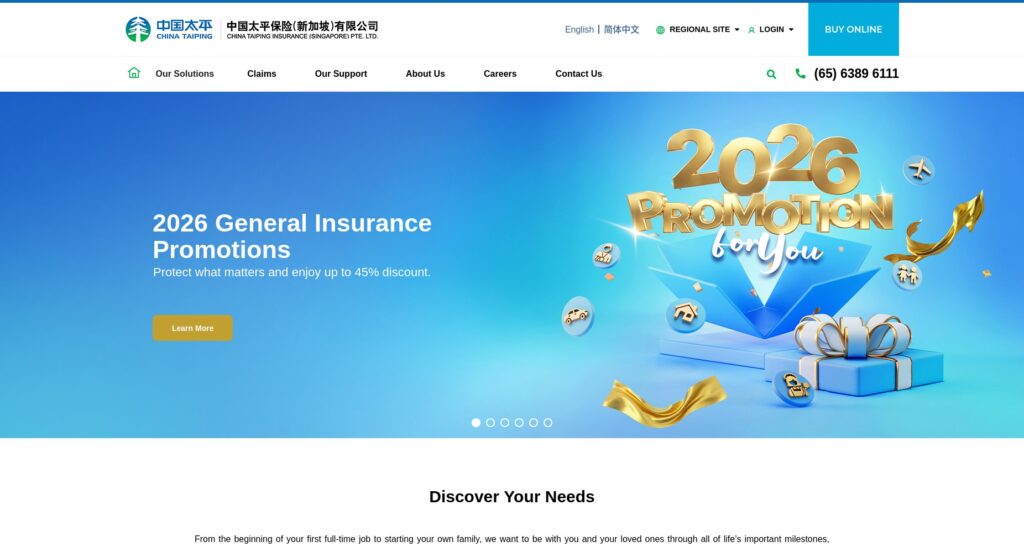 China Taiping Best Travel Insurance Singapore