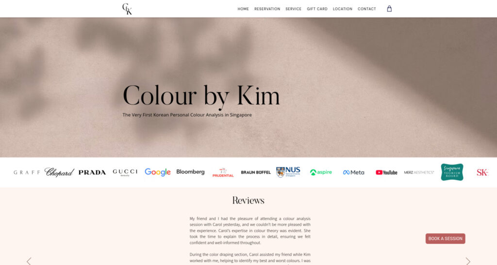Colour By Kim For Personal Colour Analysis Singapore