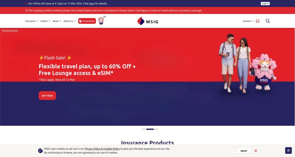 MSIG Best Home Insurance Singapore
