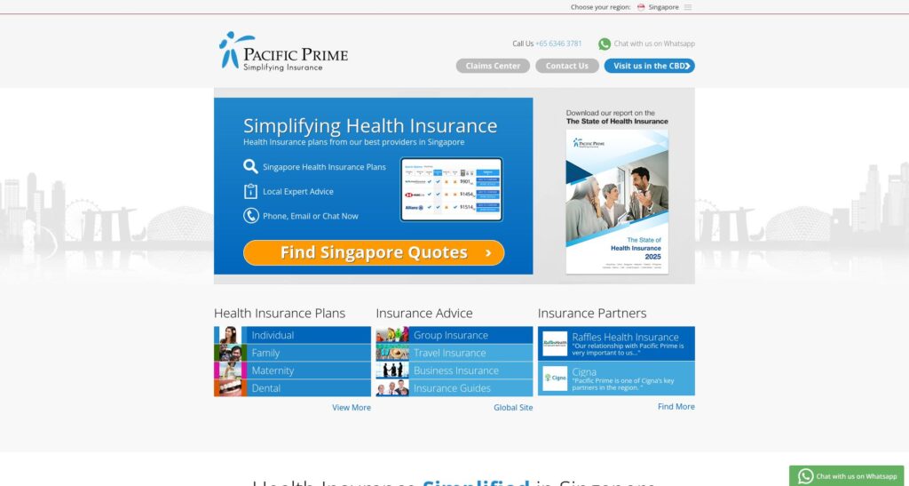Pacific Prime Best Travel Insurance Singapore