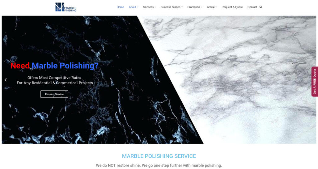 Marble Finishing Polishing Singapore