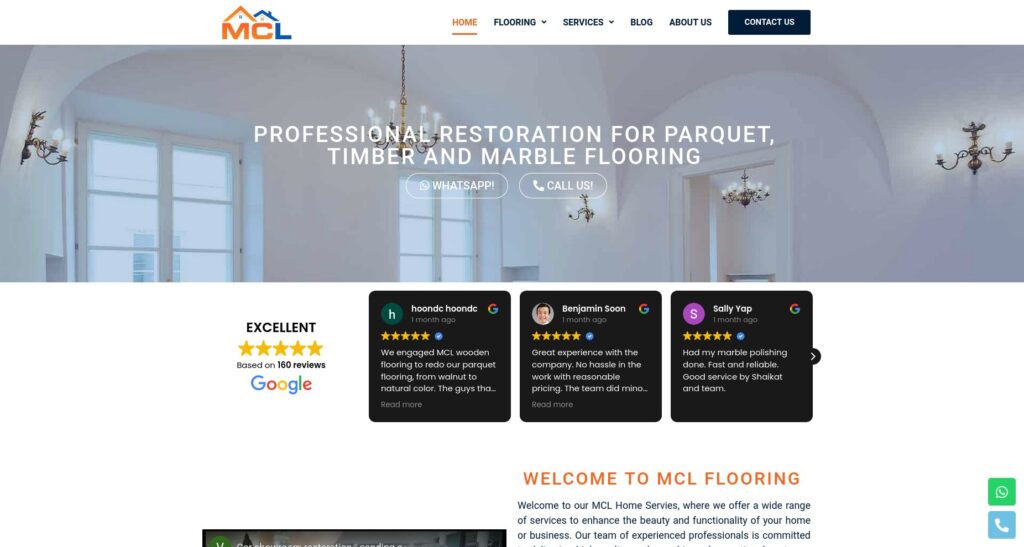 MCL Flooring Best Marble Polishing Singapore