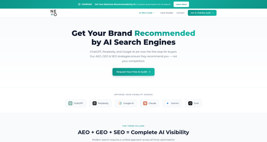 NEO360 GEO Agency Singapore