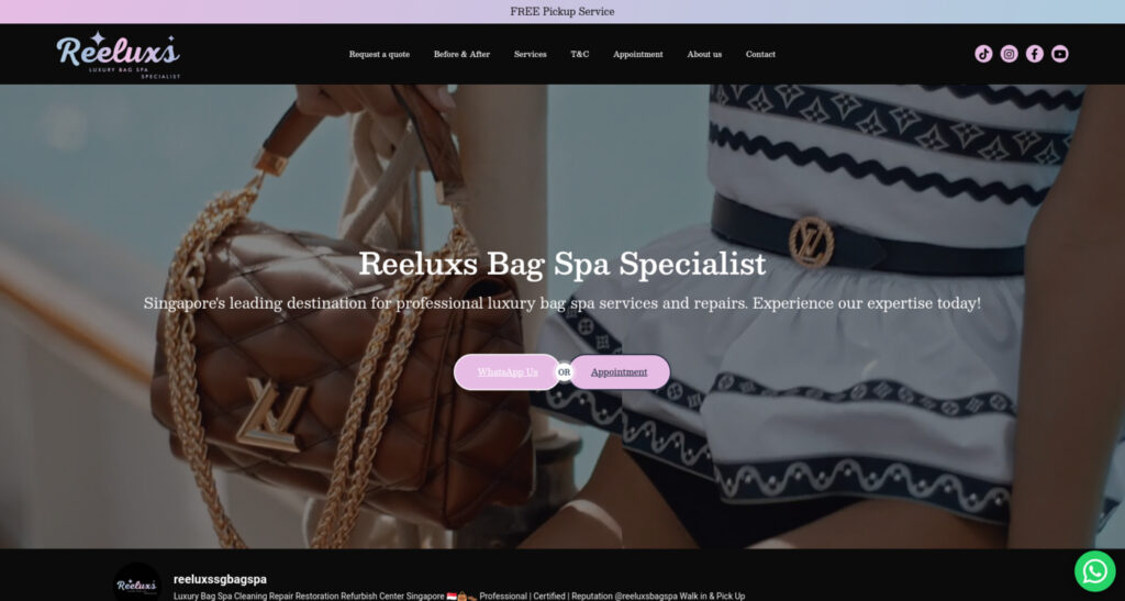 Reeluxs Best Bag Repair Singapore