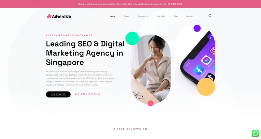 Adverdize SEO Agency Singapore