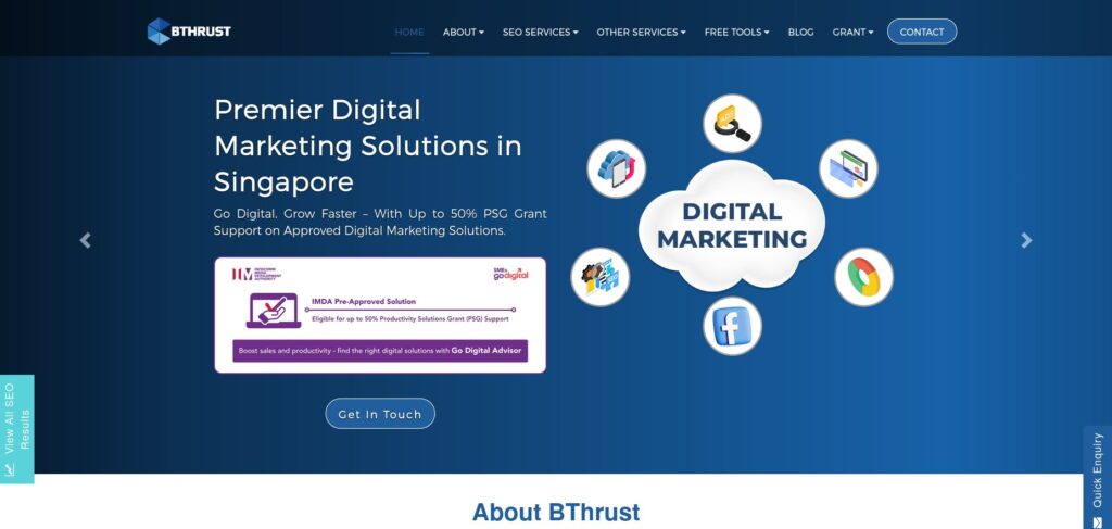 BThrust SEO Company Singapore