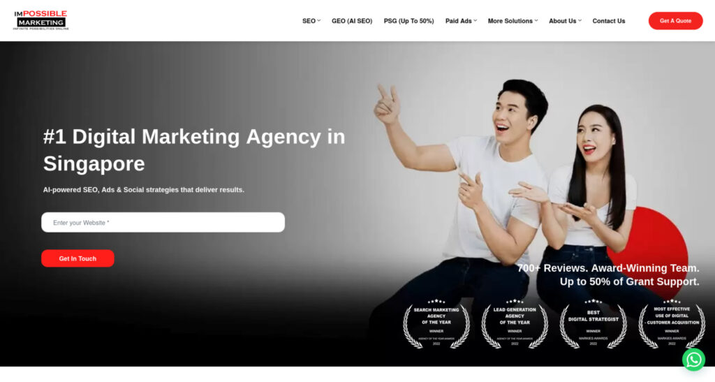 Impossible Marketing Best SEO Agency Singapore