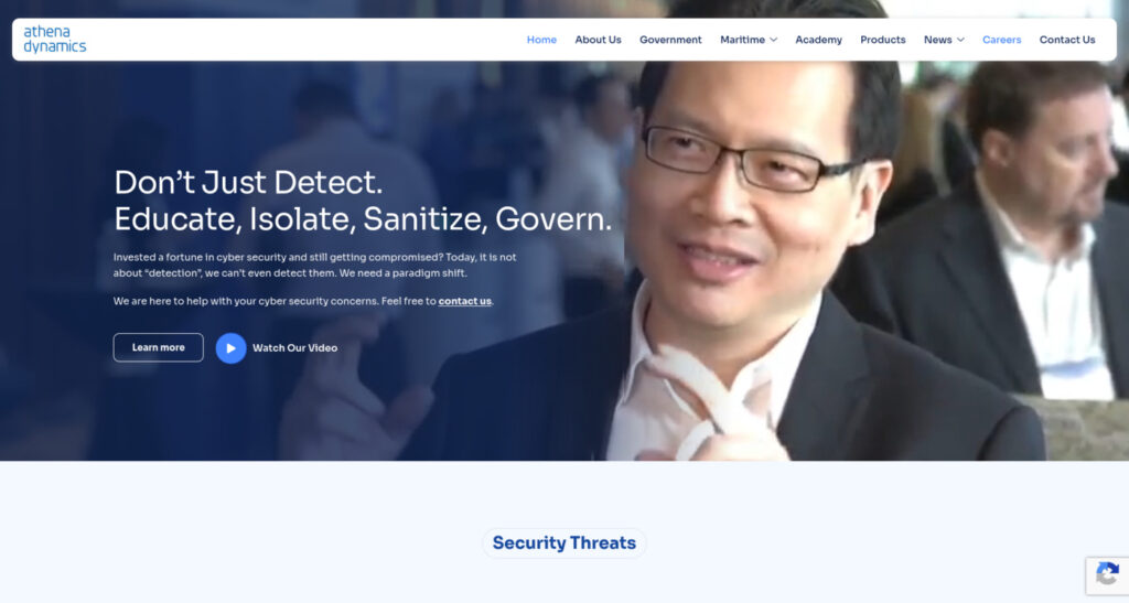 Athena Dynamics Cybersecurity Company Singapore