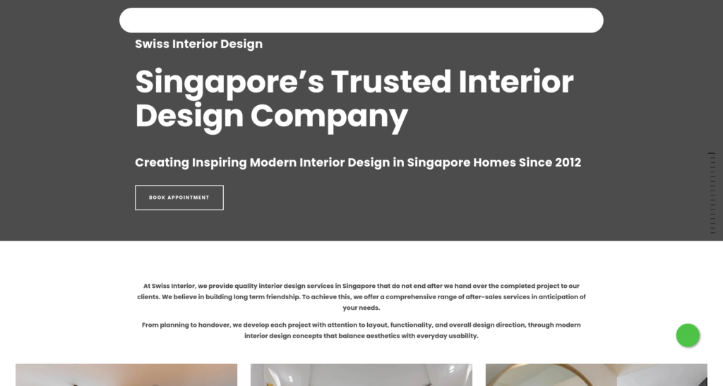 Swiss Interior Condo Renovation Singapore