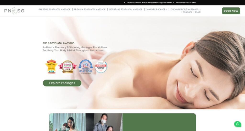 Postnatal Massage Singapore