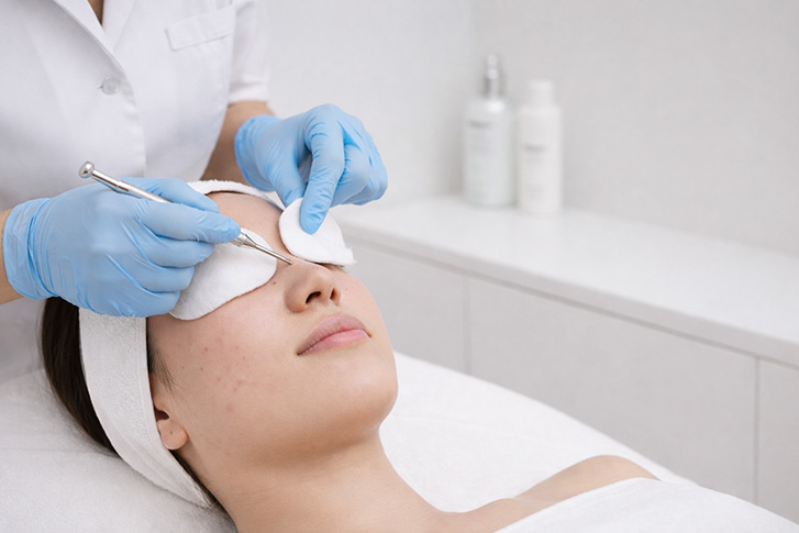 Adonis Skincare facial extraction treatment